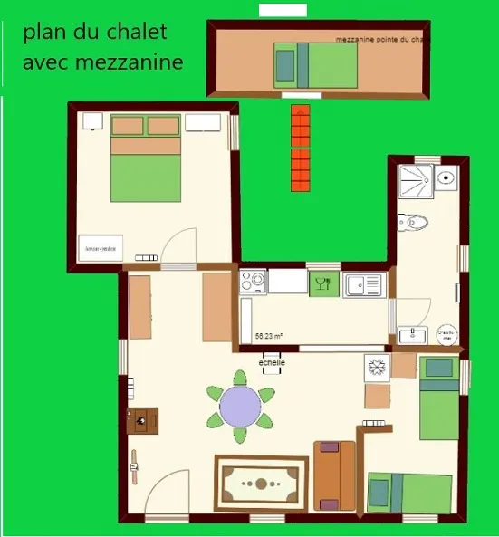 Parc régional Haut Jura Chalet "Le Petit Canada" situé à la limite de l'Ain et du Jura à 15mn de La Pesse (39) et 10mn de Giron (01)