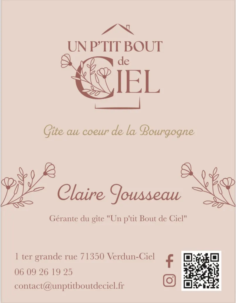 Un p'tit bout de Ciel Gîte au cœur de la Bourgogne