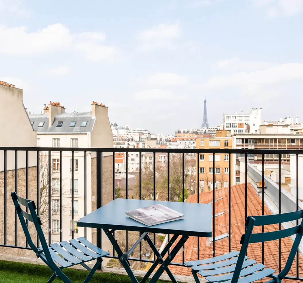 Gîtes Appartement 2 pièces avec vue Tour Eiffel - Paris 15ème · Paris
