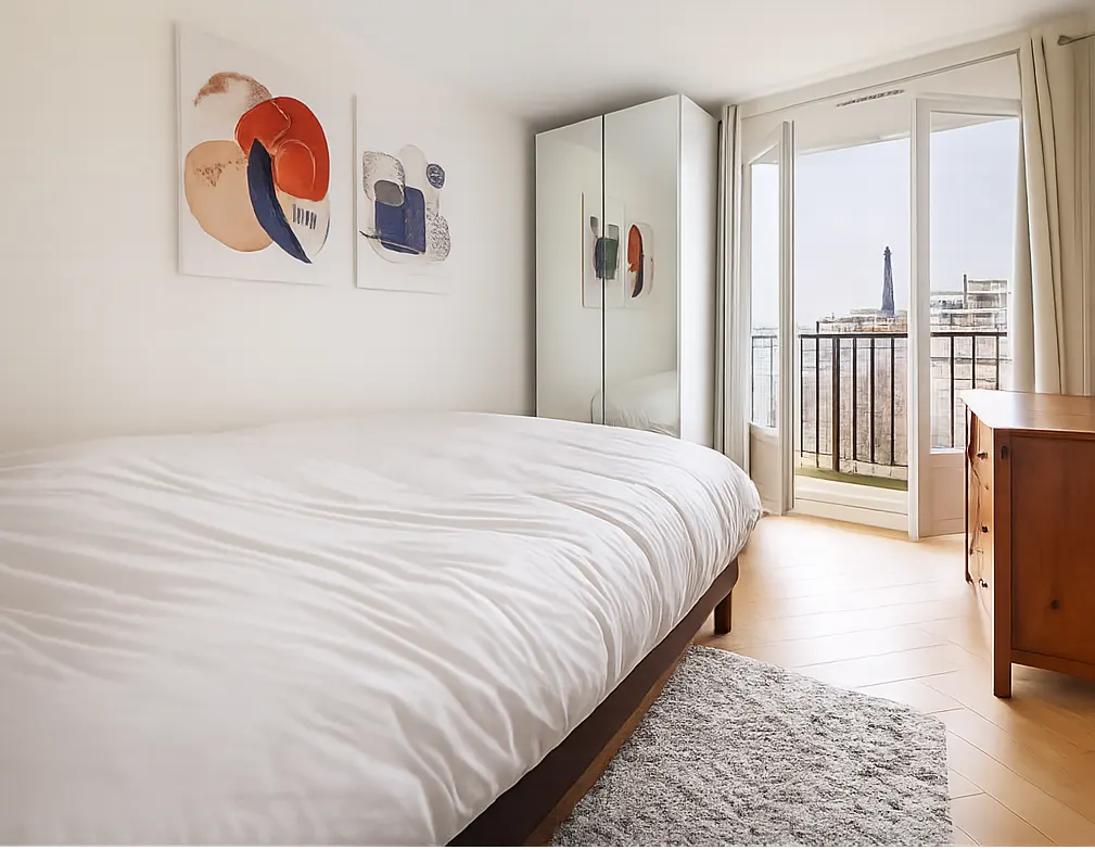 Appartement 2 pièces avec vue Tour Eiffel - Paris 15ème