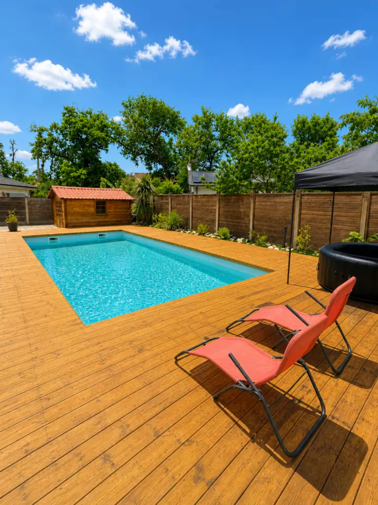 Agreable maison entre bordeaux et le bassin avec option jacuzzi
