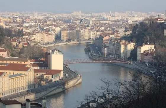 Belle vue sur Lyon