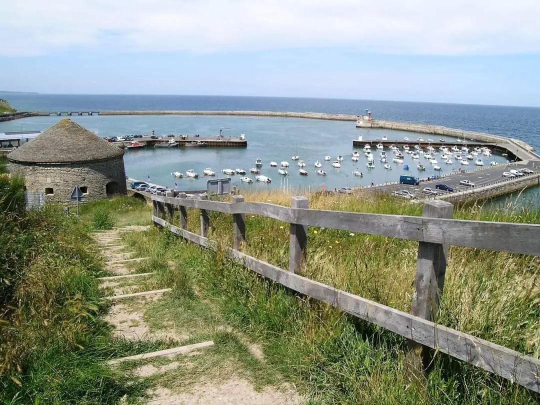 Appartement VUE MER NORMANDIE PLAGE DU DEPARQUEMENT PORT EN BESSIN
