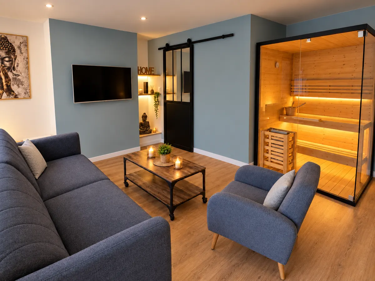 Gîtes Nid Romantique avec Sauna & Balnéo Privés · Aboën